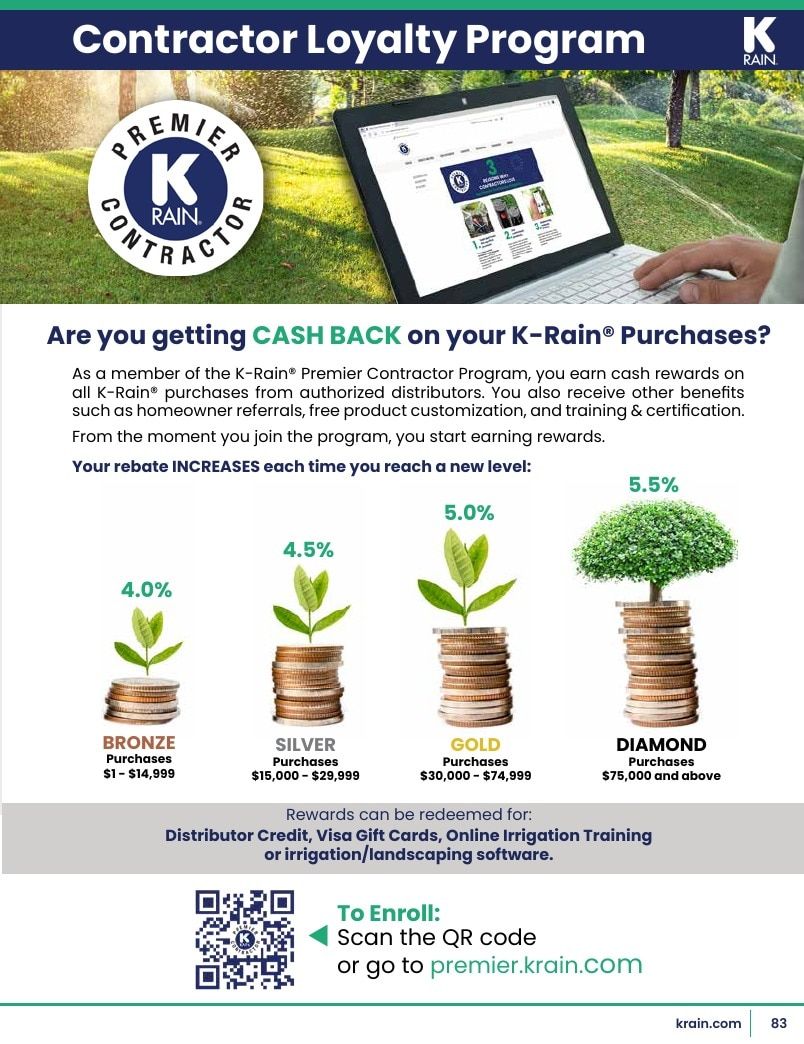 K-Rain Irrigation Products Catalog Weekly Ad January 1 - December 31, 2026