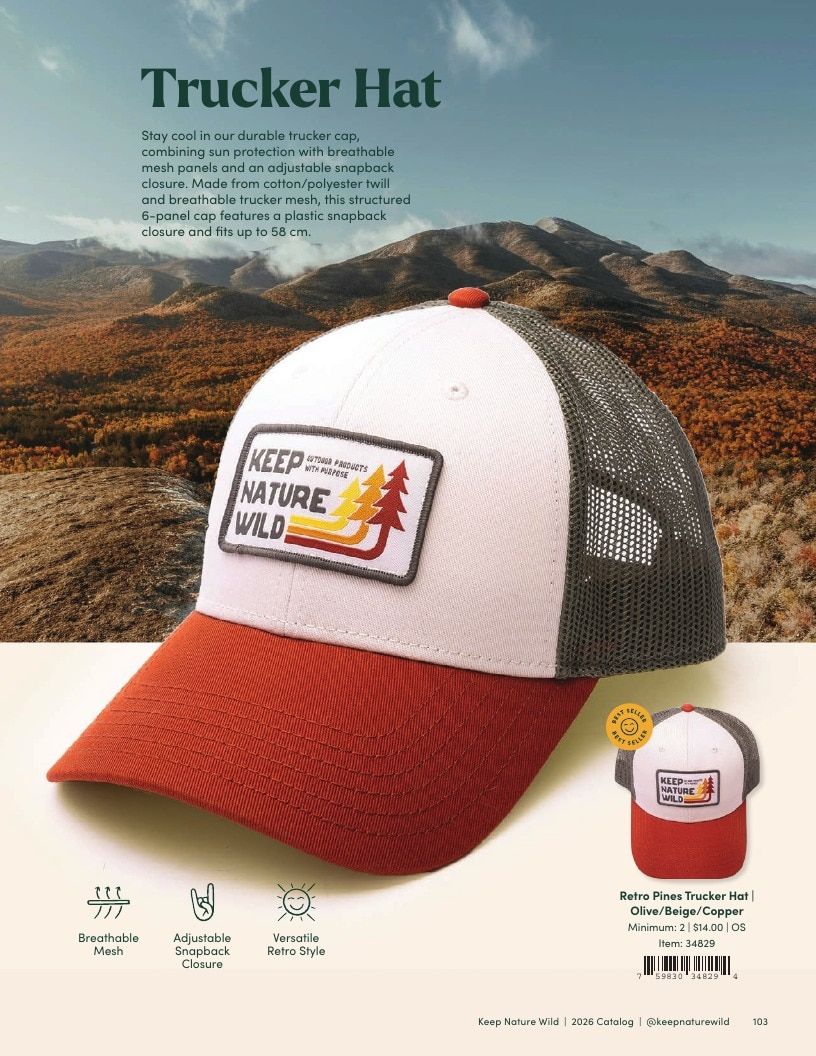 Keep Nature Wild Outdoor Apparel Catalog Weekly Ad January 1 - December 31, 2026