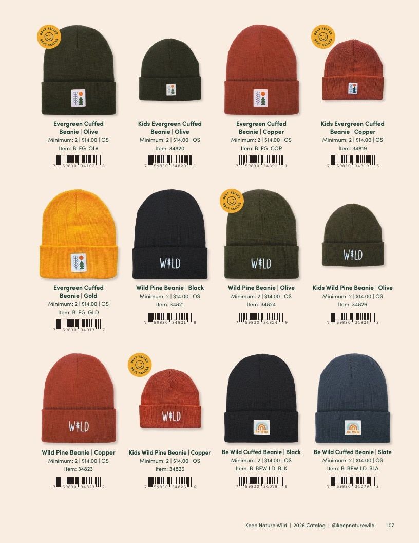 Keep Nature Wild Outdoor Apparel Catalog Weekly Ad January 1 - December 31, 2026