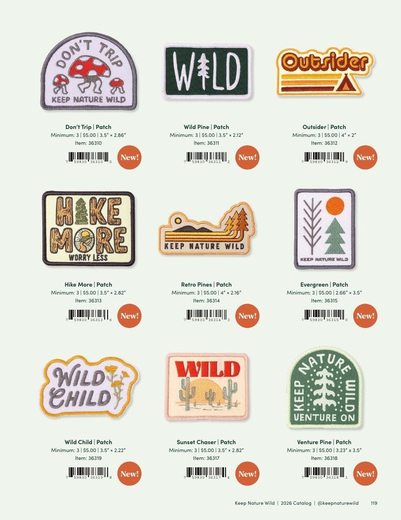 Keep Nature Wild Outdoor Apparel Catalog Weekly Ad January 1 - December 31, 2026