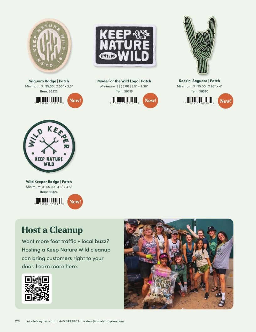 Keep Nature Wild Outdoor Apparel Catalog Weekly Ad January 1 - December 31, 2026