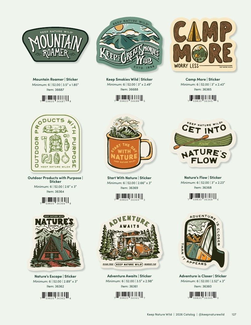 Keep Nature Wild Outdoor Apparel Catalog Weekly Ad January 1 - December 31, 2026