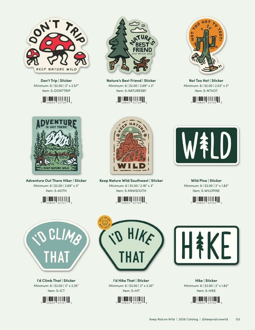 Keep Nature Wild Outdoor Apparel Catalog Weekly Ad January 1 - December 31, 2026