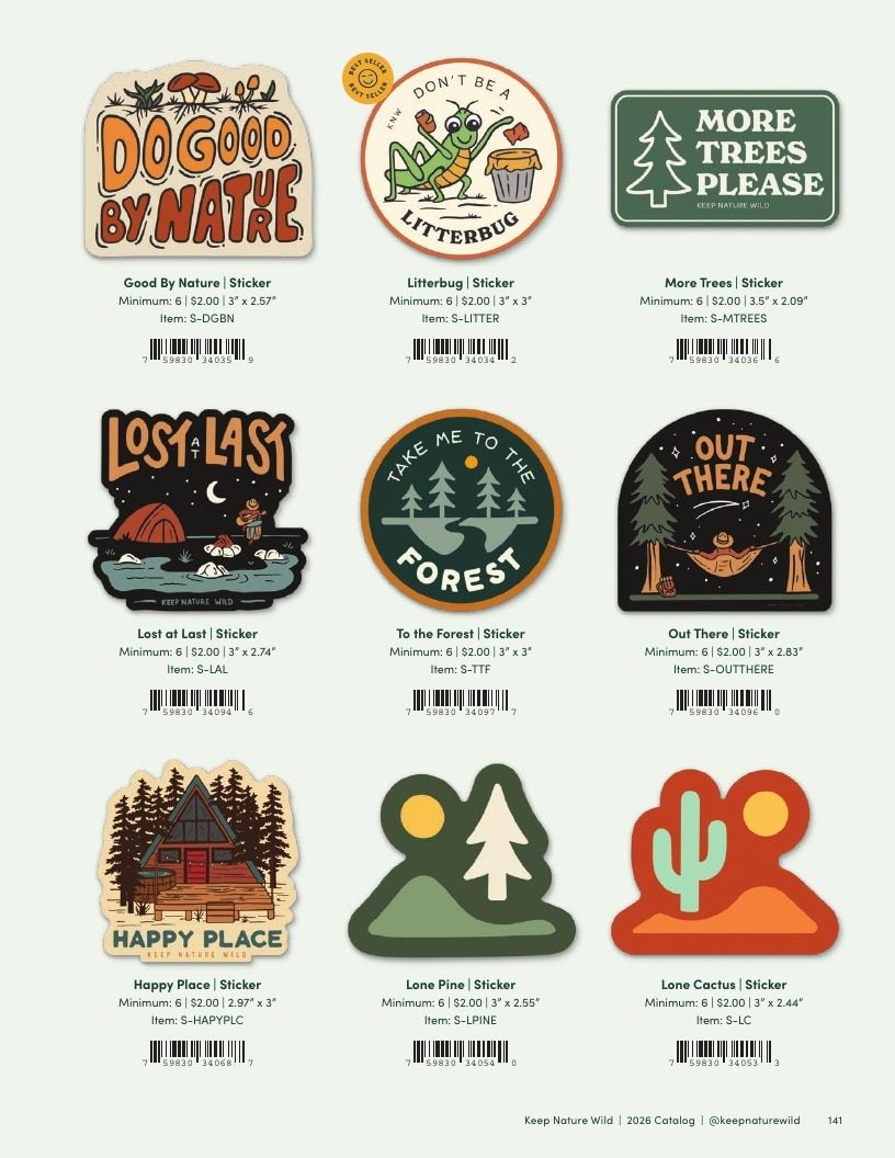 Keep Nature Wild Outdoor Apparel Catalog Weekly Ad January 1 - December 31, 2026