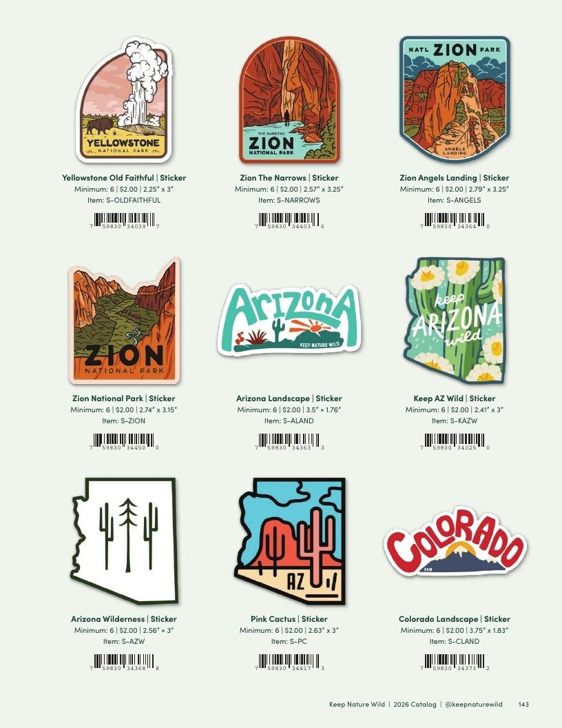Keep Nature Wild Outdoor Apparel Catalog Weekly Ad January 1 - December 31, 2026