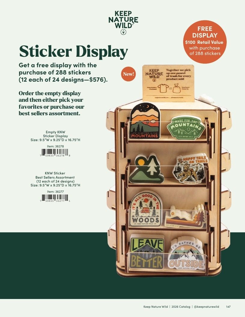 Keep Nature Wild Outdoor Apparel Catalog Weekly Ad January 1 - December 31, 2026