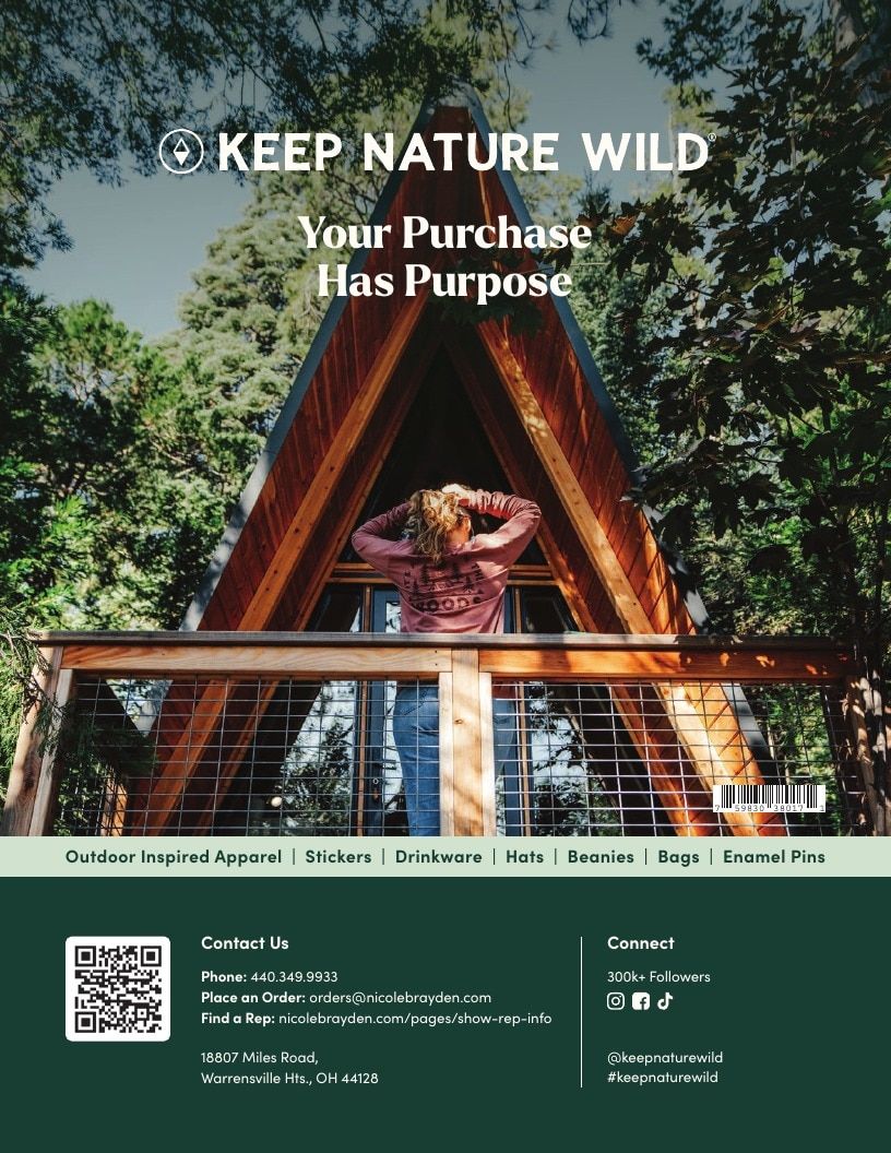 Keep Nature Wild Outdoor Apparel Catalog Weekly Ad January 1 - December 31, 2026