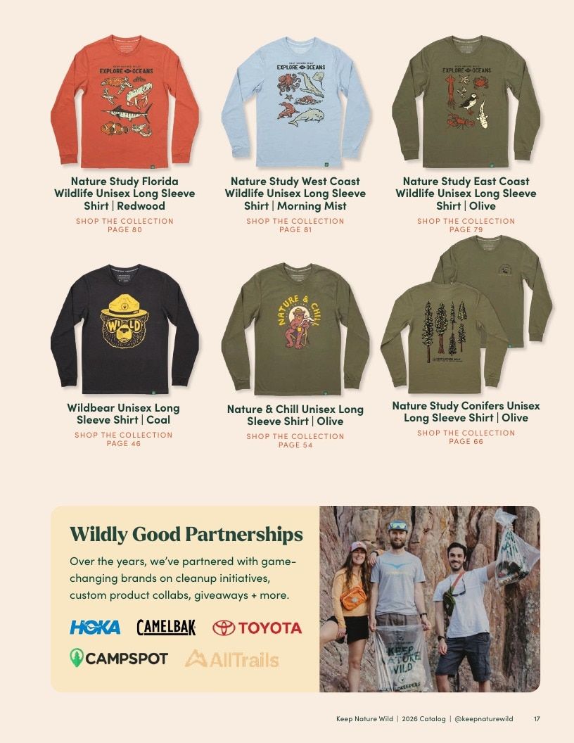 Keep Nature Wild Outdoor Apparel Catalog Weekly Ad January 1 - December 31, 2026