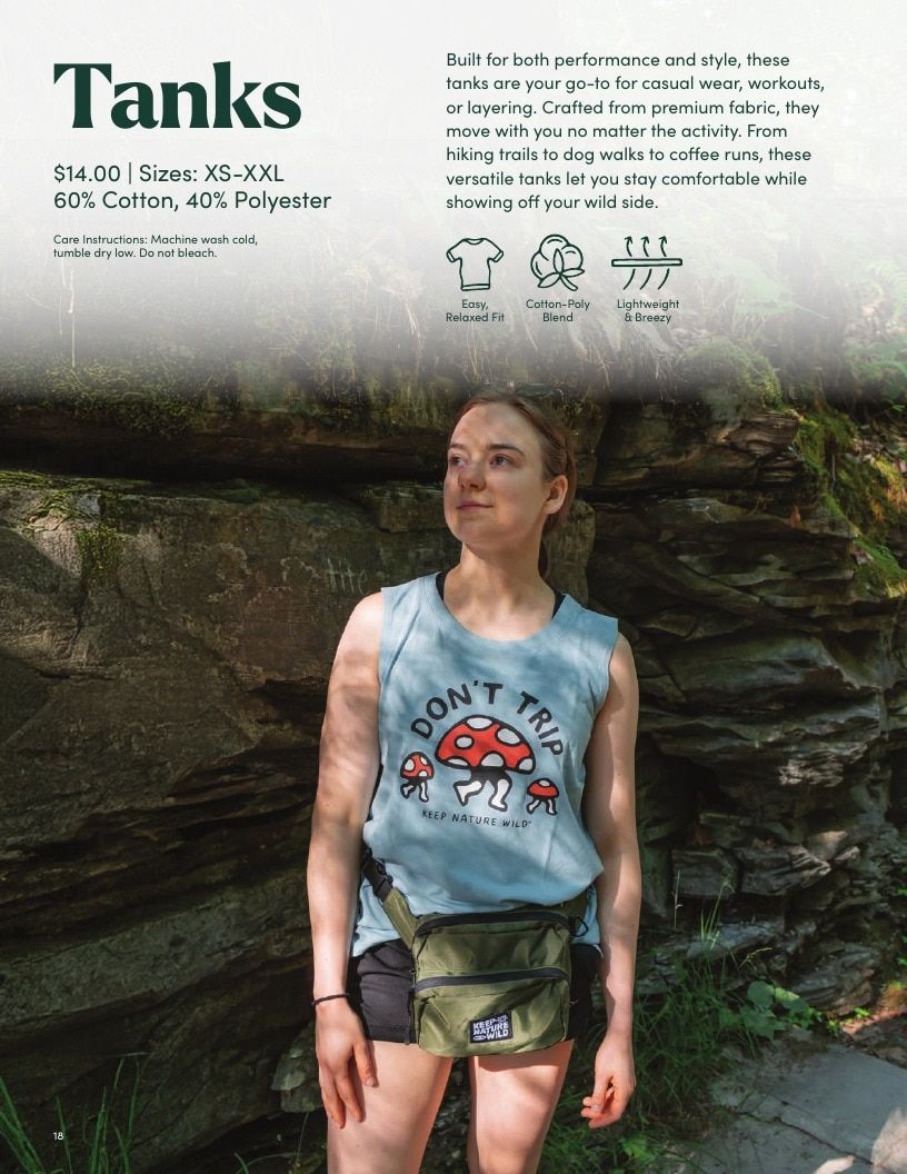 Keep Nature Wild Outdoor Apparel Catalog Weekly Ad January 1 - December 31, 2026