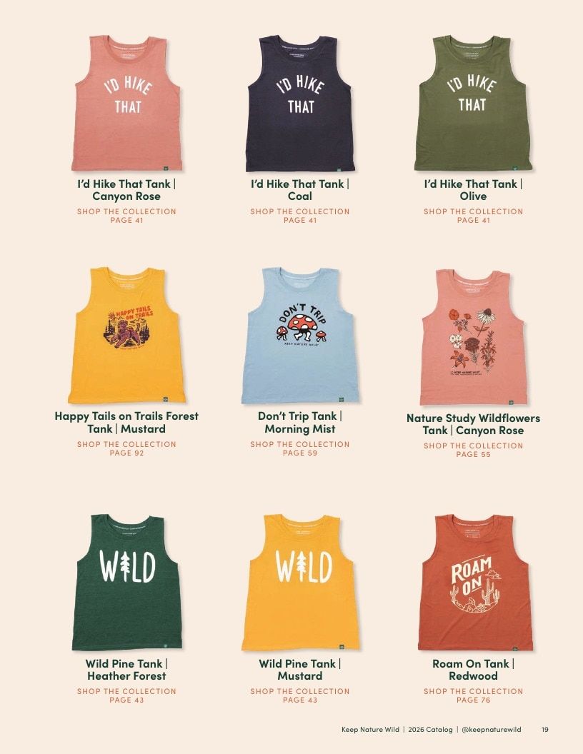 Keep Nature Wild Outdoor Apparel Catalog Weekly Ad January 1 - December 31, 2026