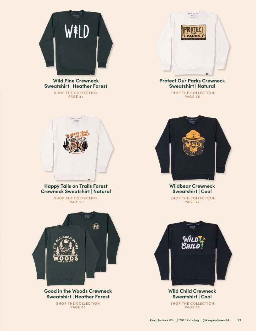 Keep Nature Wild Outdoor Apparel Catalog Weekly Ad January 1 - December 31, 2026