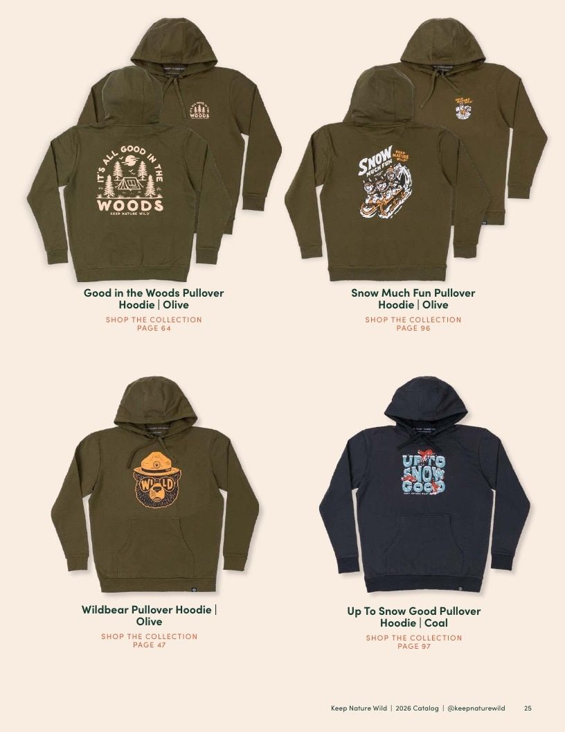 Keep Nature Wild Outdoor Apparel Catalog Weekly Ad January 1 - December 31, 2026