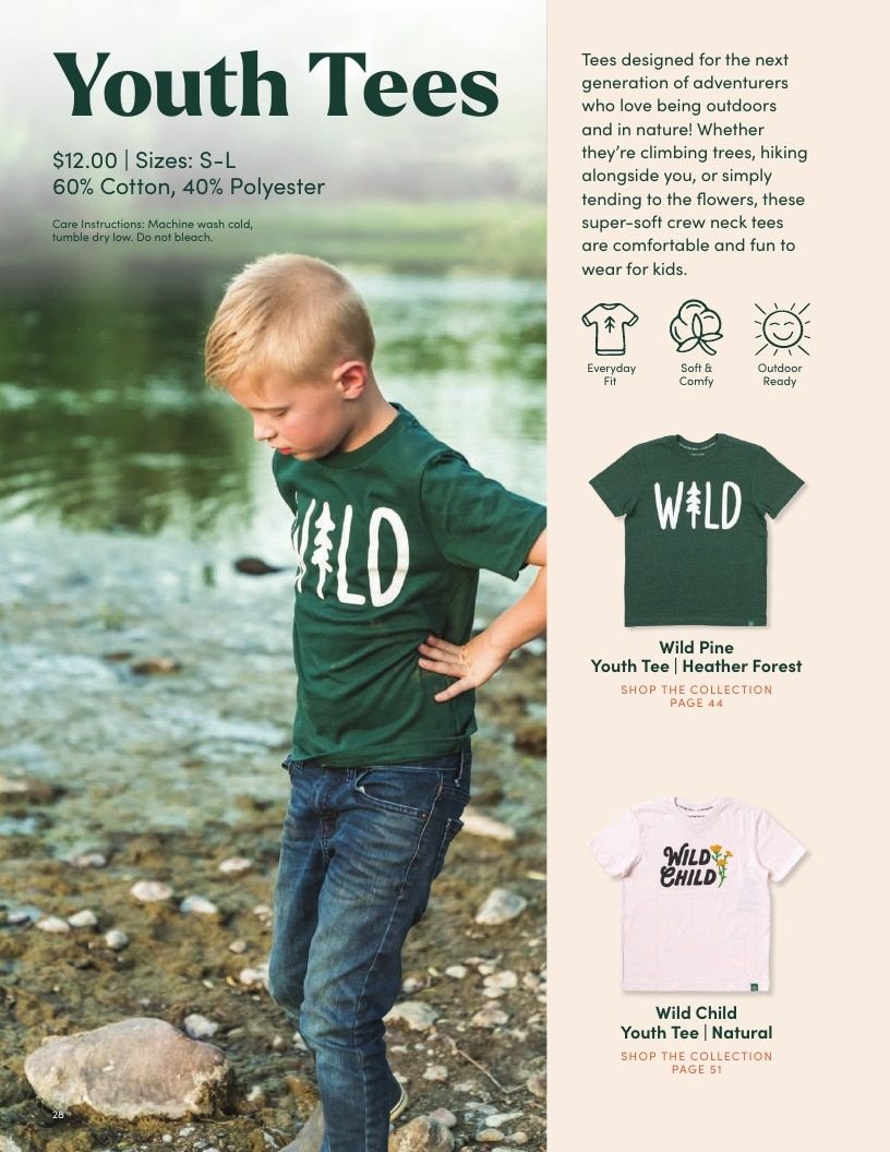 Keep Nature Wild Outdoor Apparel Catalog Weekly Ad January 1 - December 31, 2026