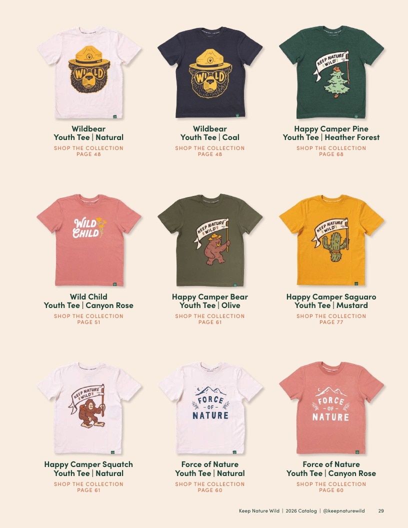 Keep Nature Wild Outdoor Apparel Catalog Weekly Ad January 1 - December 31, 2026