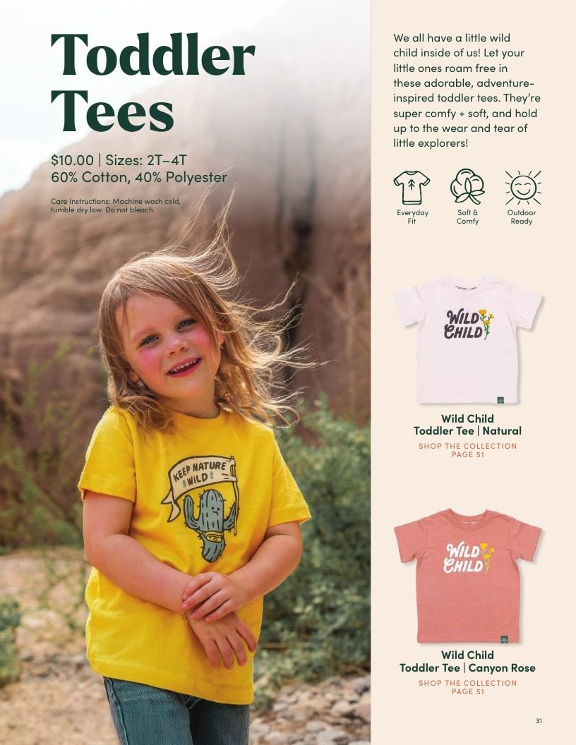 Keep Nature Wild Outdoor Apparel Catalog Weekly Ad January 1 - December 31, 2026
