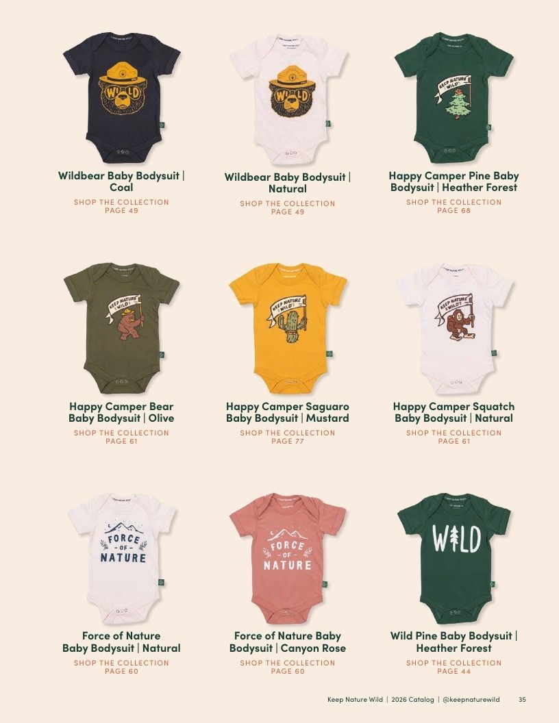 Keep Nature Wild Outdoor Apparel Catalog Weekly Ad January 1 - December 31, 2026