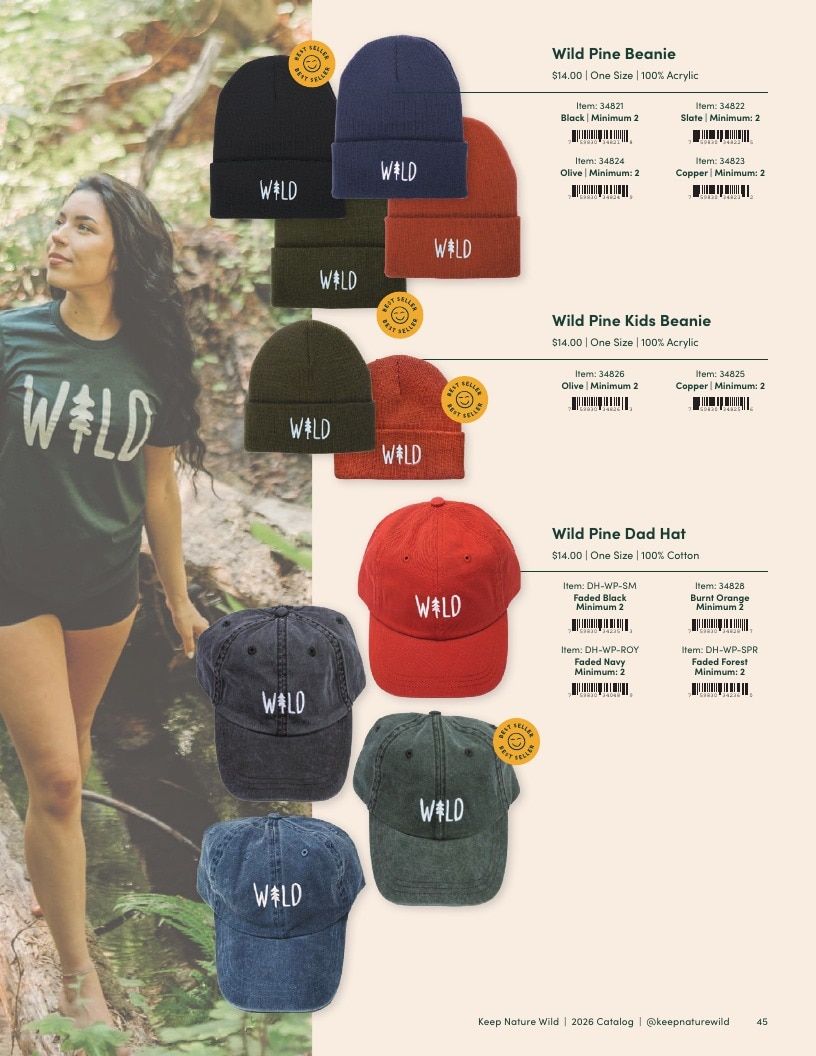 Keep Nature Wild Outdoor Apparel Catalog Weekly Ad January 1 - December 31, 2026