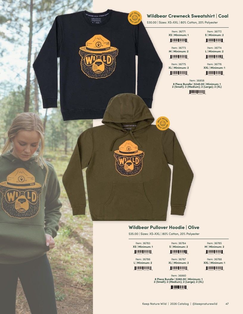 Keep Nature Wild Outdoor Apparel Catalog Weekly Ad January 1 - December 31, 2026
