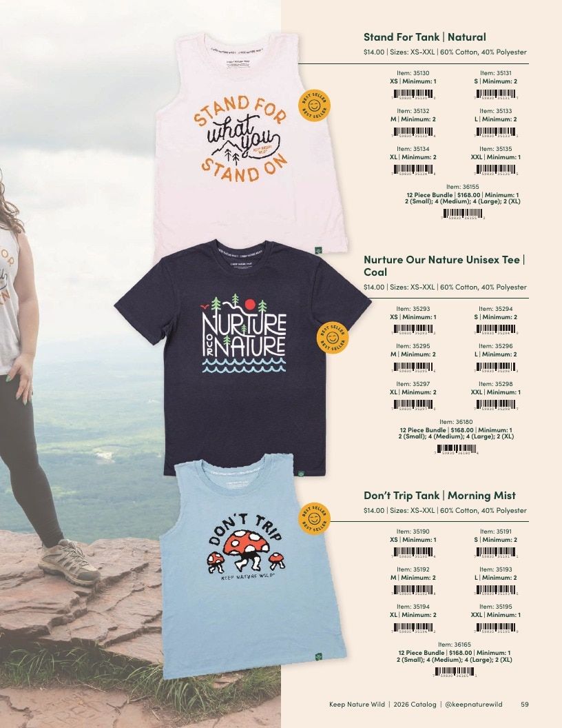 Keep Nature Wild Outdoor Apparel Catalog Weekly Ad January 1 - December 31, 2026