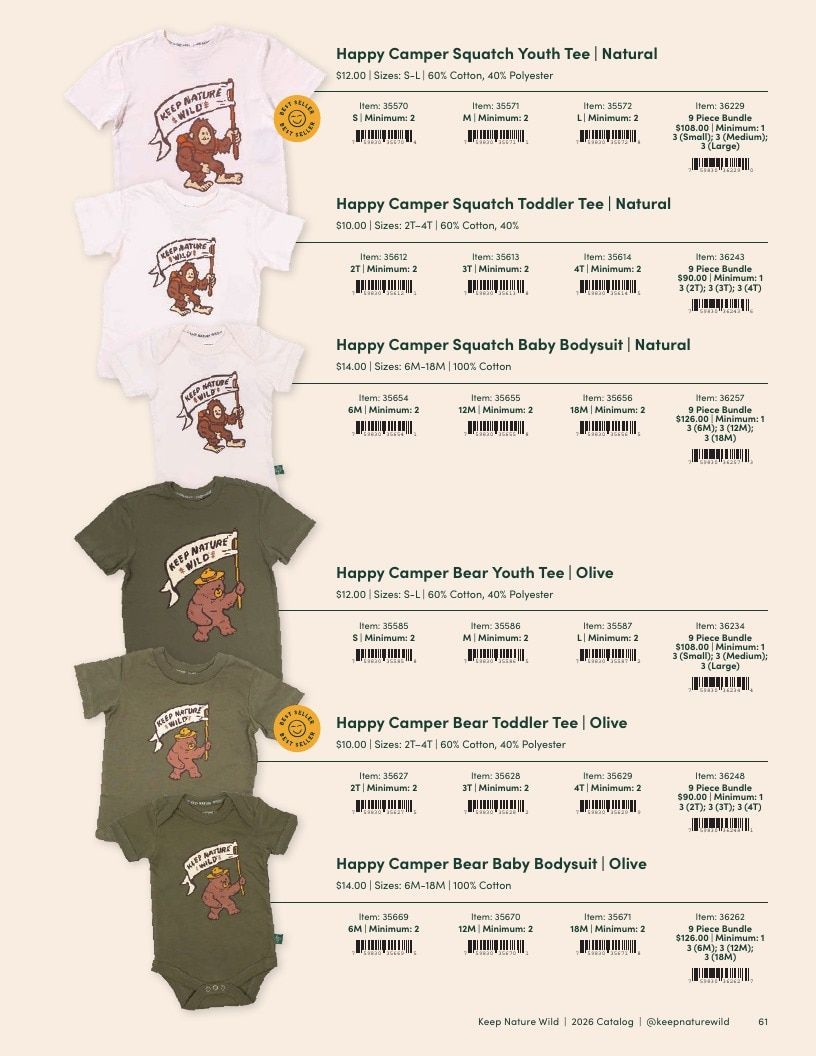 Keep Nature Wild Outdoor Apparel Catalog Weekly Ad January 1 - December 31, 2026
