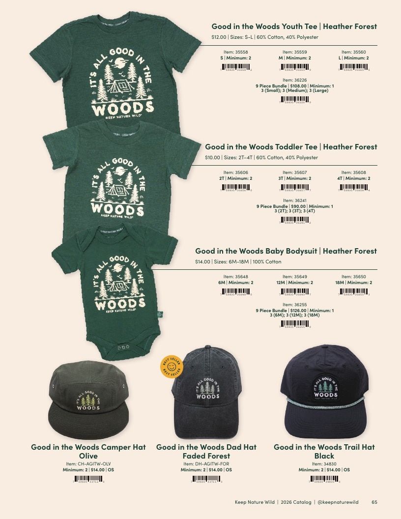 Keep Nature Wild Outdoor Apparel Catalog Weekly Ad January 1 - December 31, 2026
