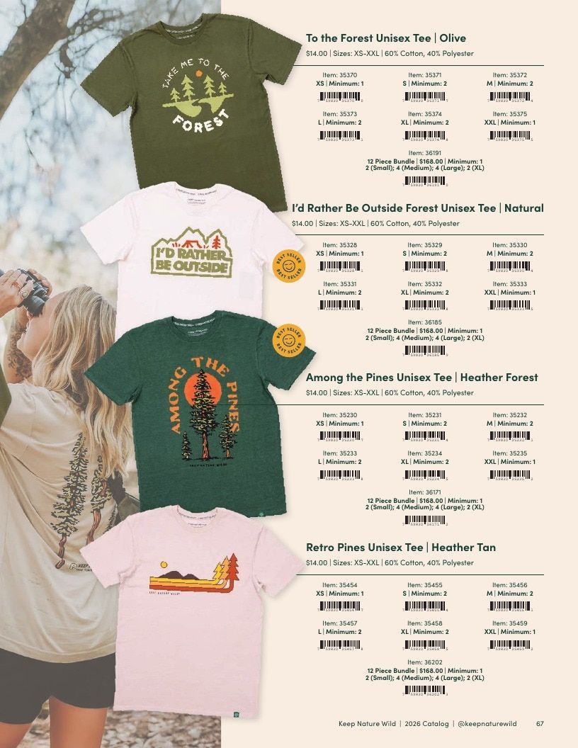 Keep Nature Wild Outdoor Apparel Catalog Weekly Ad January 1 - December 31, 2026