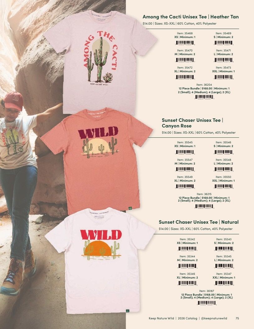 Keep Nature Wild Outdoor Apparel Catalog Weekly Ad January 1 - December 31, 2026