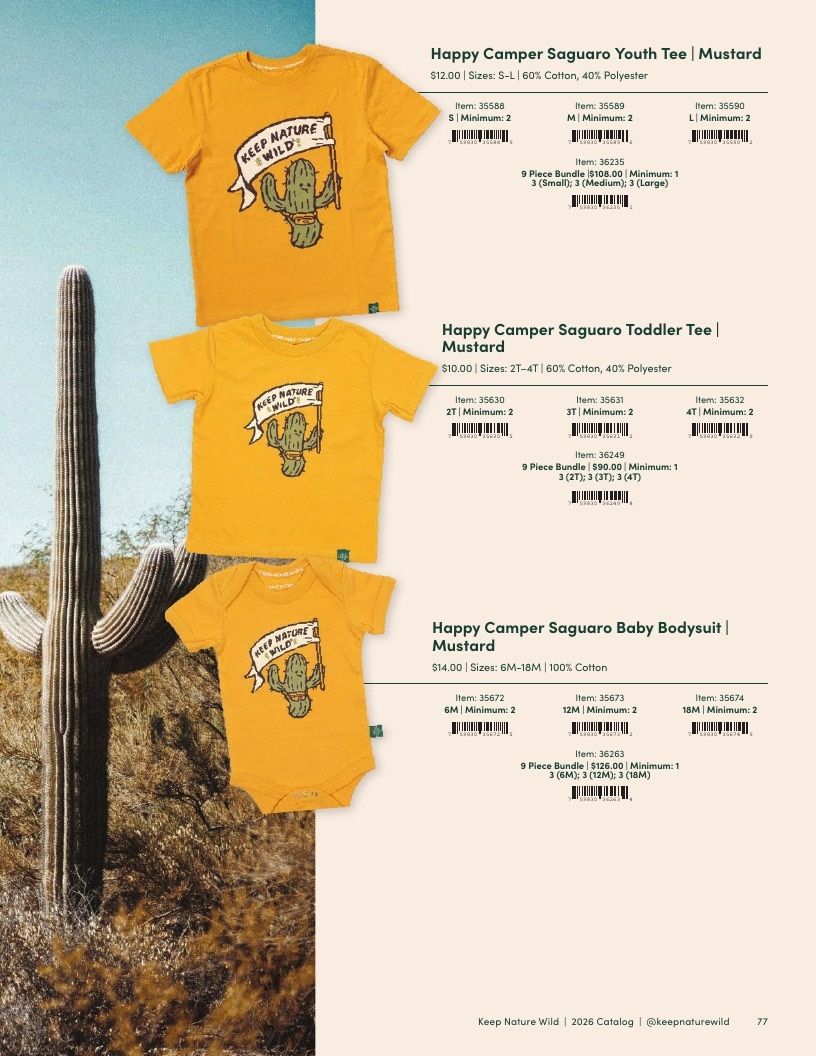 Keep Nature Wild Outdoor Apparel Catalog Weekly Ad January 1 - December 31, 2026