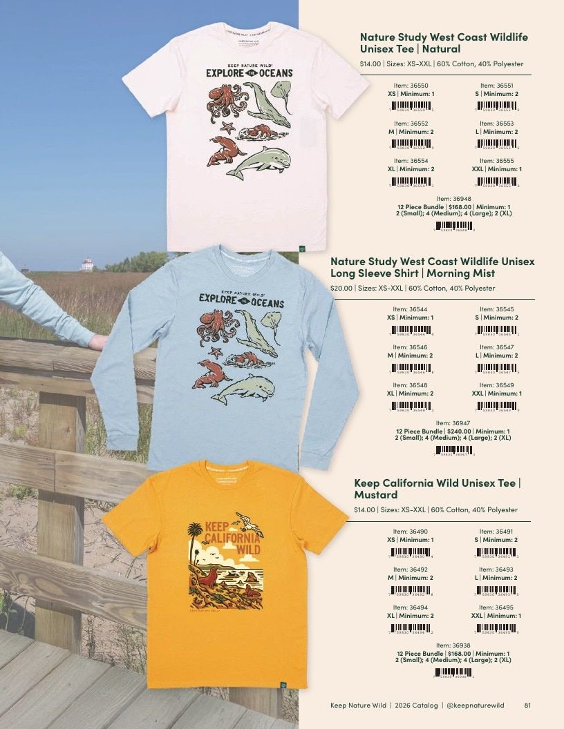 Keep Nature Wild Outdoor Apparel Catalog Weekly Ad January 1 - December 31, 2026