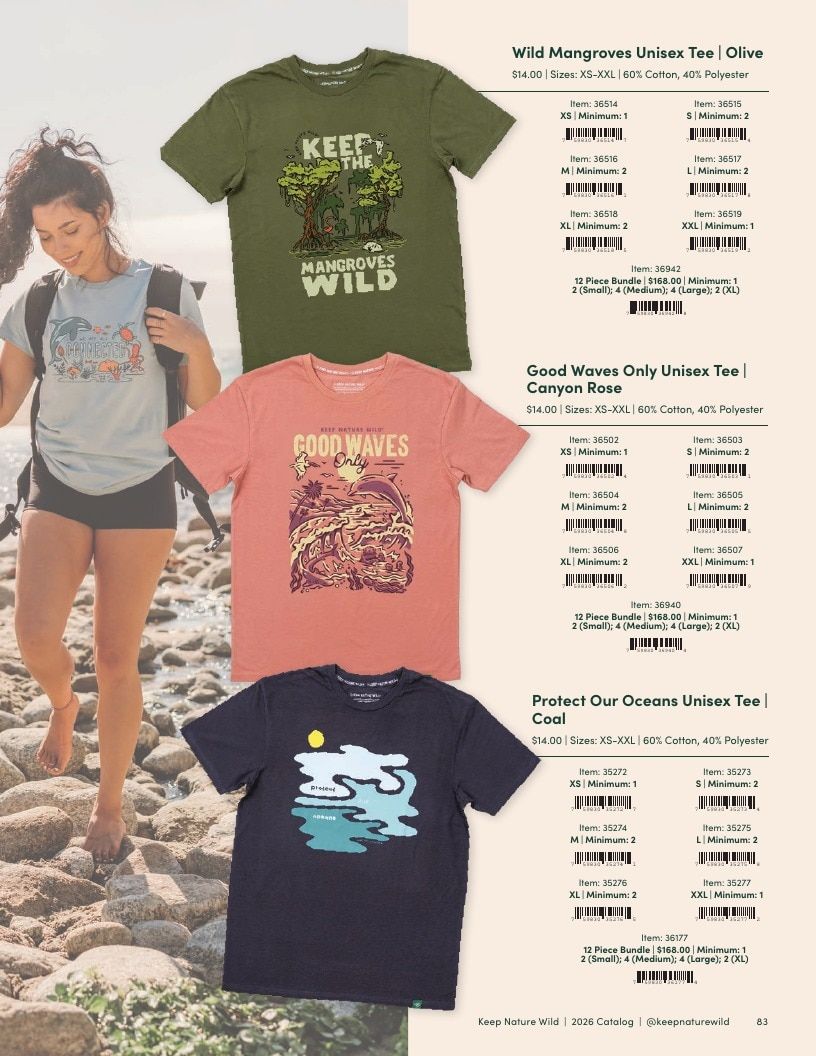 Keep Nature Wild Outdoor Apparel Catalog Weekly Ad January 1 - December 31, 2026