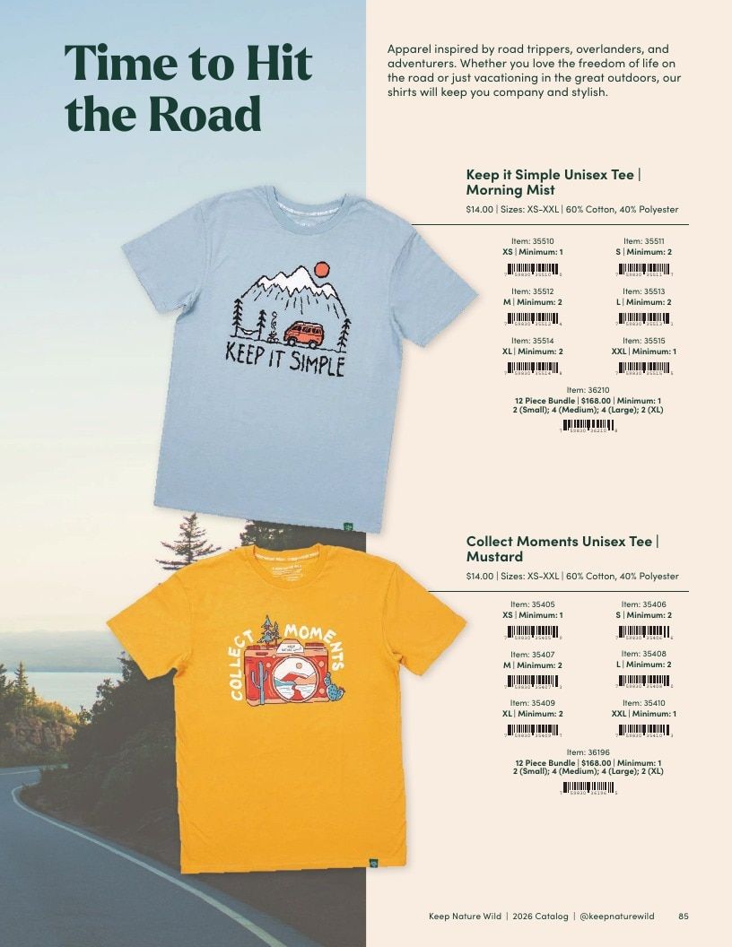 Keep Nature Wild Outdoor Apparel Catalog Weekly Ad January 1 - December 31, 2026