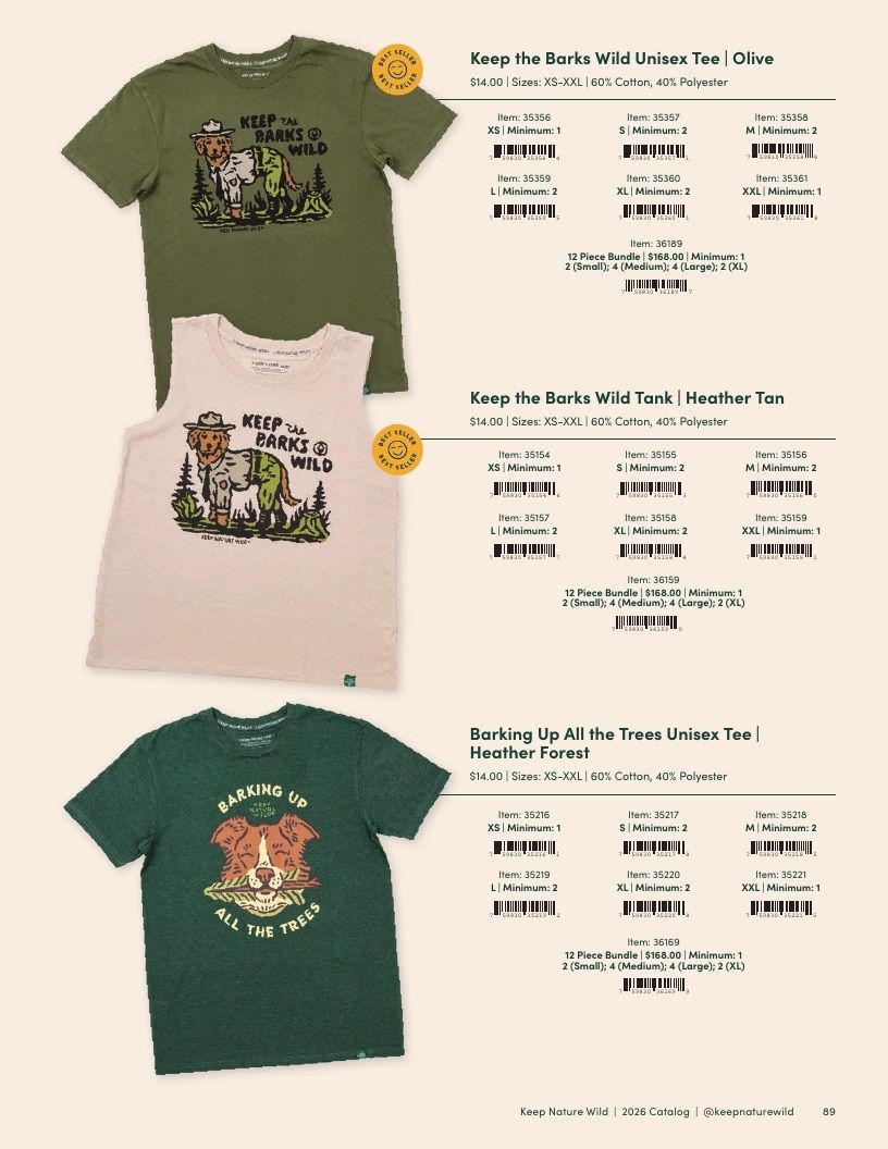 Keep Nature Wild Outdoor Apparel Catalog Weekly Ad January 1 - December 31, 2026