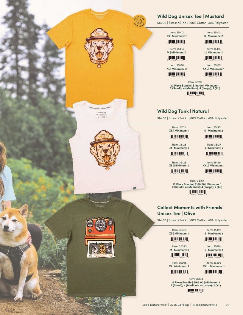 Keep Nature Wild Outdoor Apparel Catalog Weekly Ad January 1 - December 31, 2026
