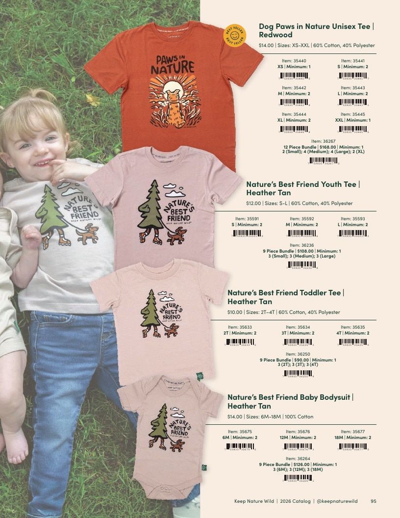 Keep Nature Wild Outdoor Apparel Catalog Weekly Ad January 1 - December 31, 2026