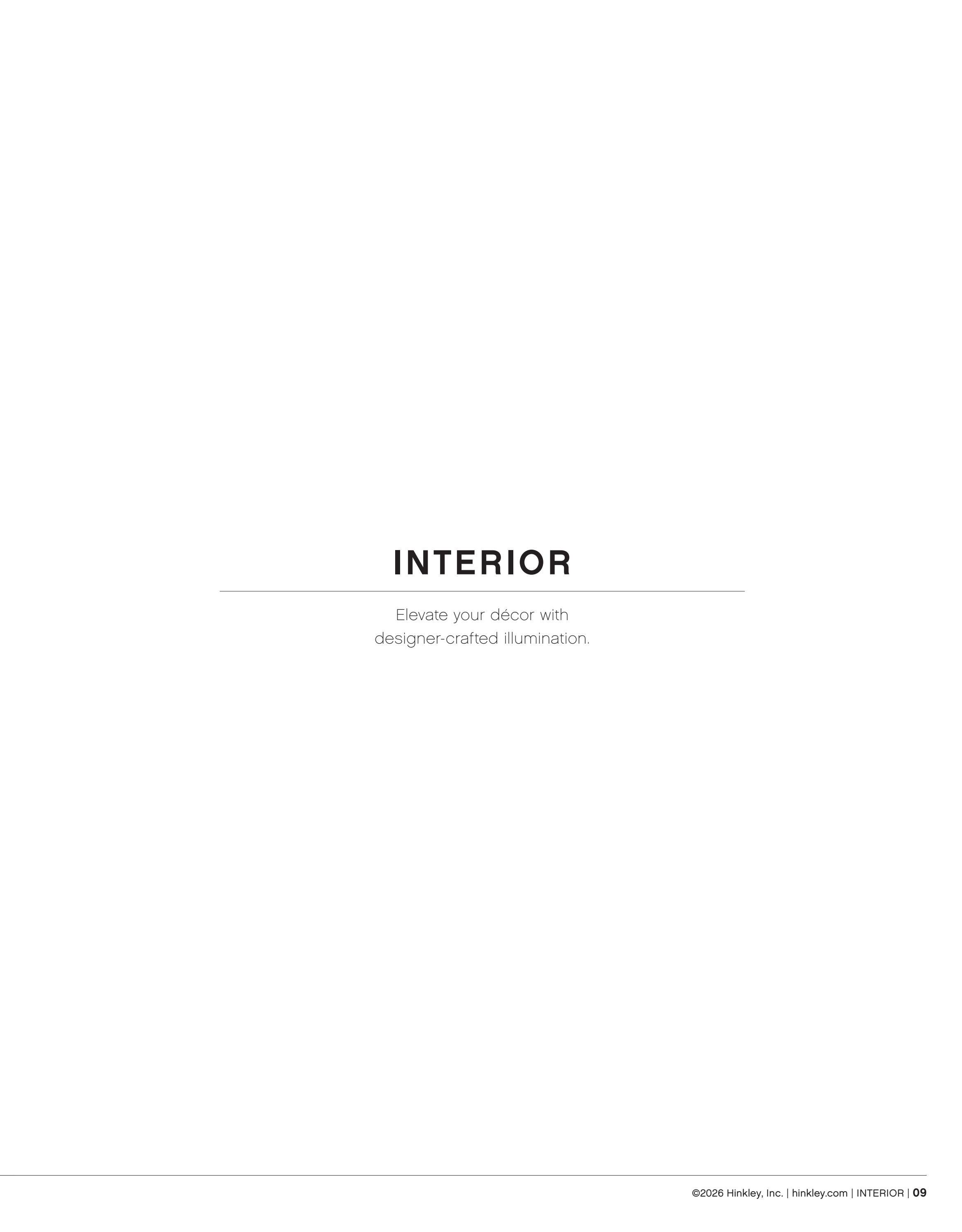 Hinkley Interior and Bath Lighting Weekly Ad January 1 - December 31, 2026