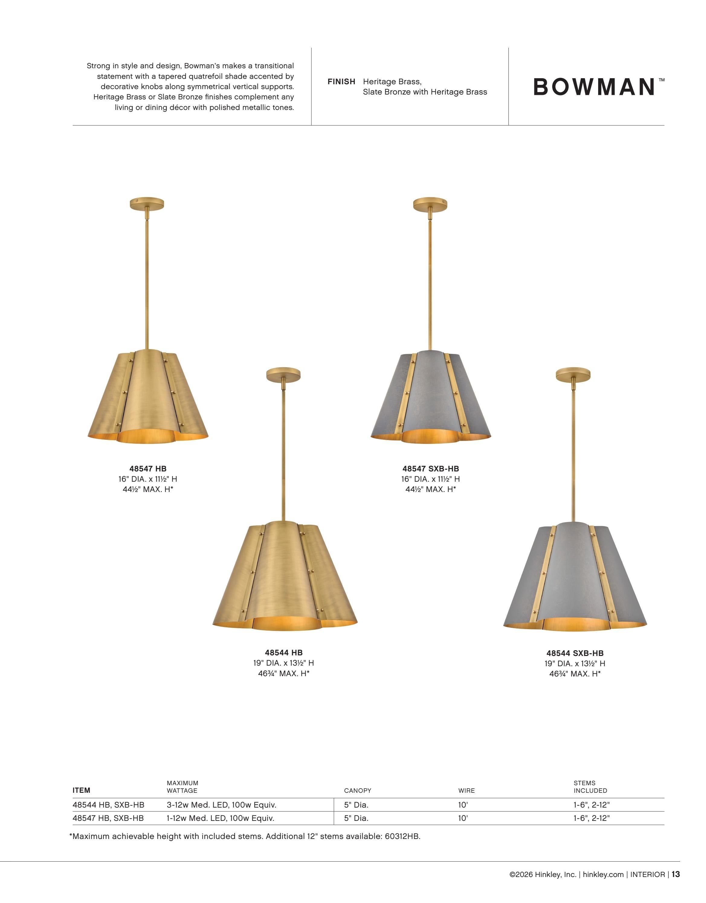 Hinkley Interior and Bath Lighting Weekly Ad January 1 - December 31, 2026