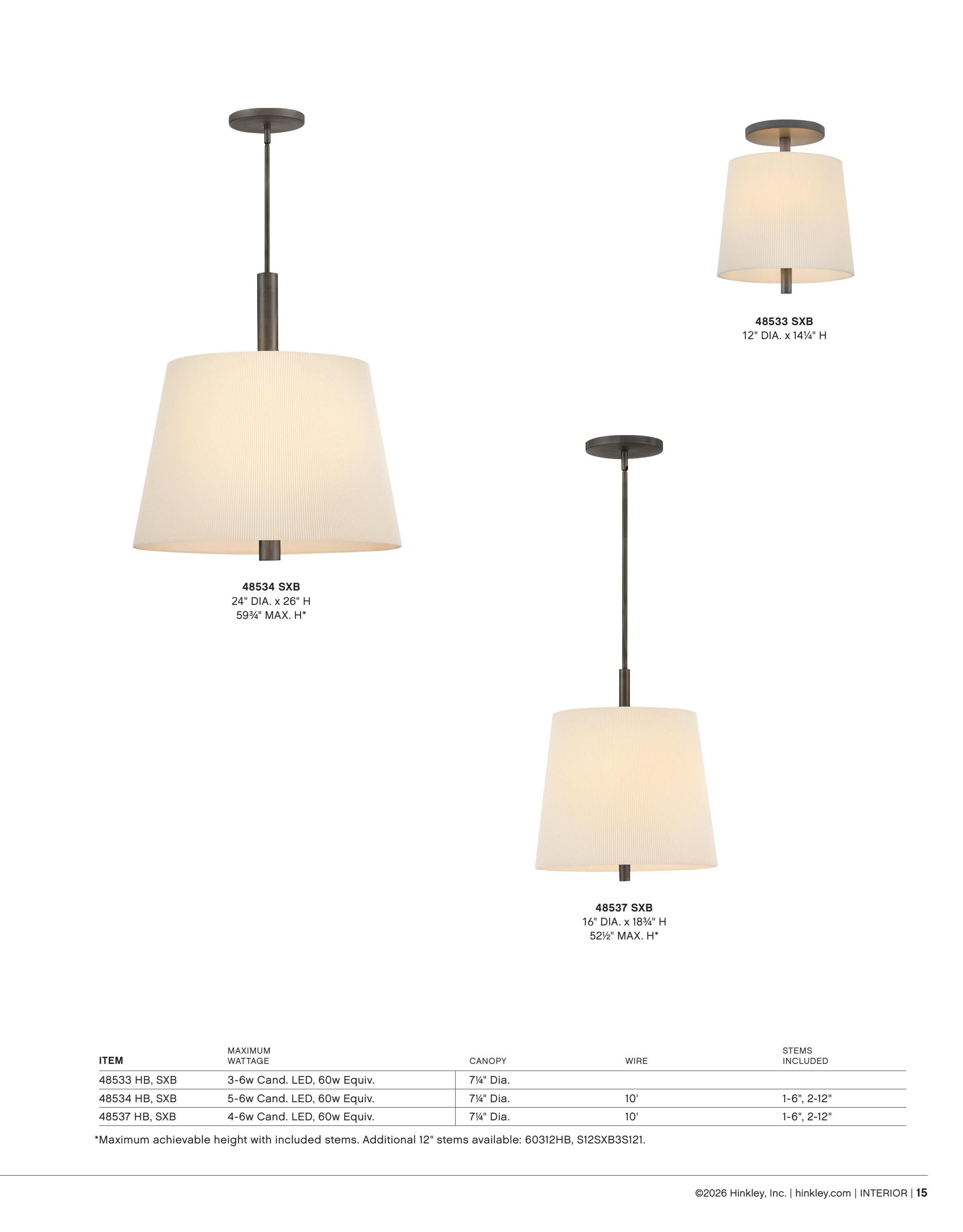Hinkley Interior and Bath Lighting Weekly Ad January 1 - December 31, 2026