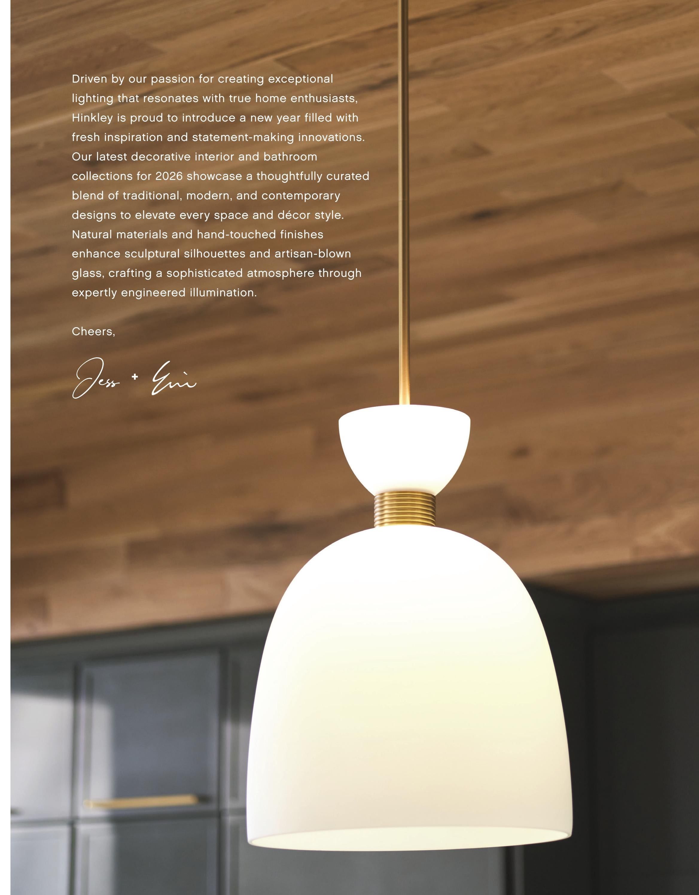 Hinkley Interior and Bath Lighting Weekly Ad January 1 - December 31, 2026