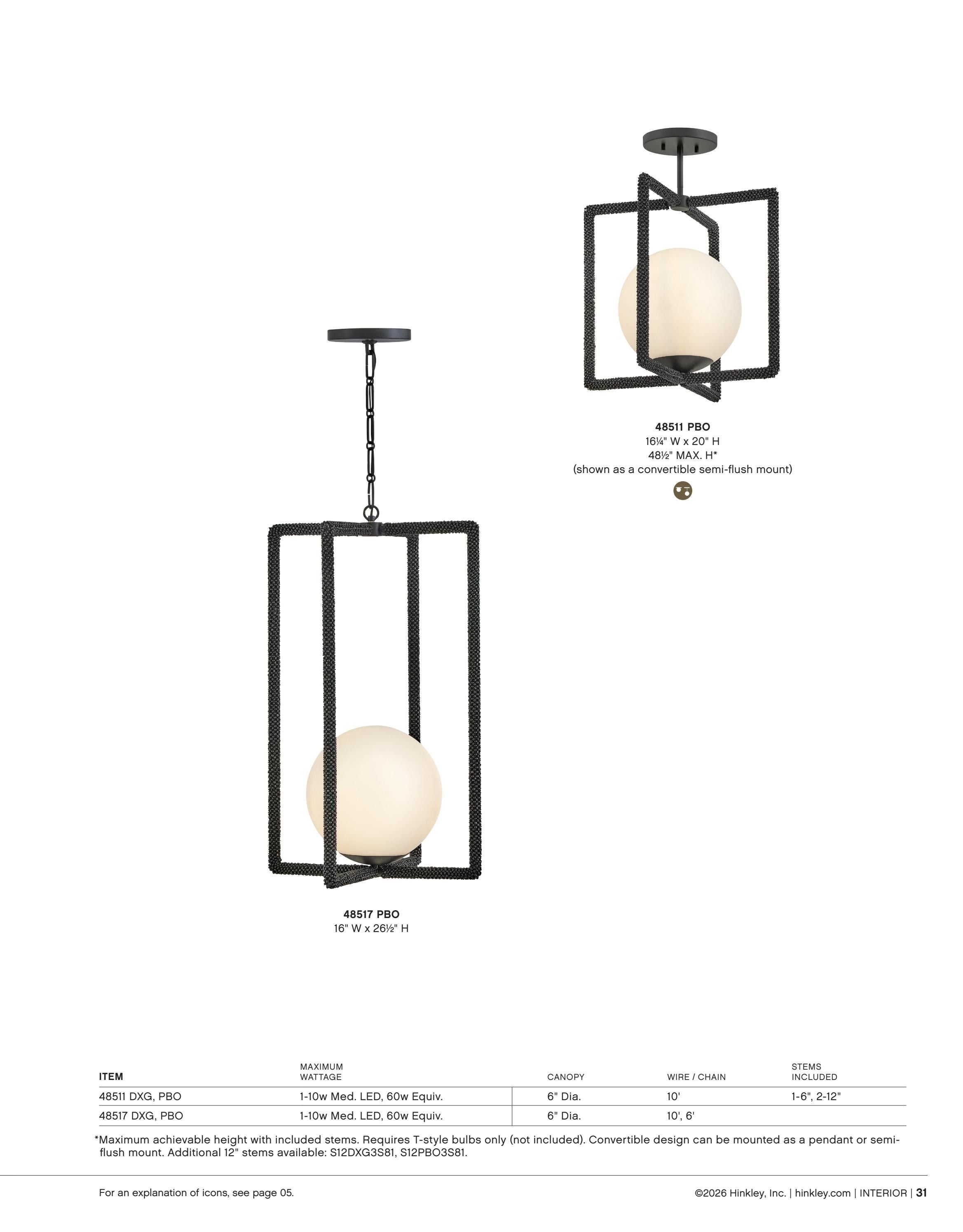 Hinkley Interior and Bath Lighting Weekly Ad January 1 - December 31, 2026