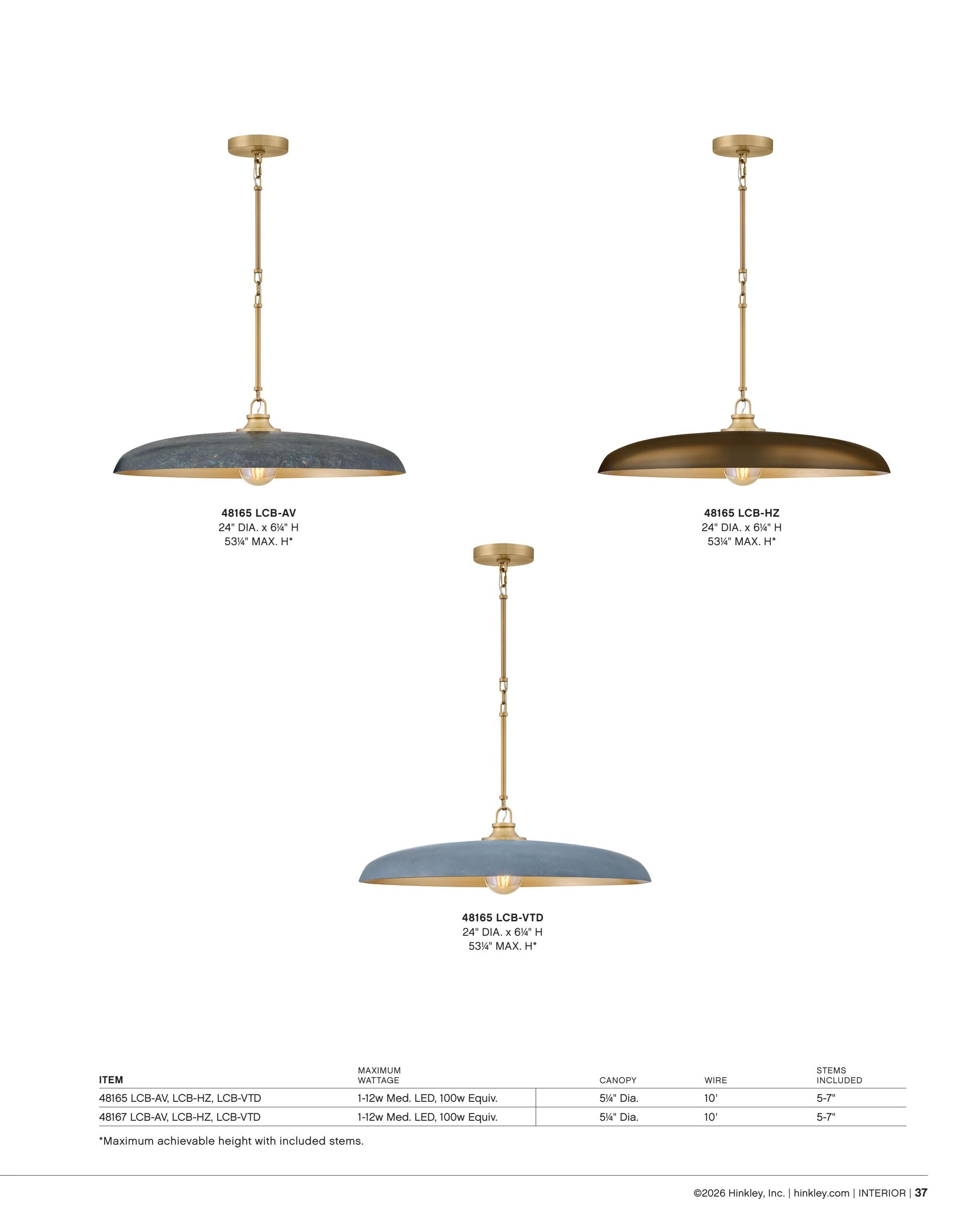 Hinkley Interior and Bath Lighting Weekly Ad January 1 - December 31, 2026