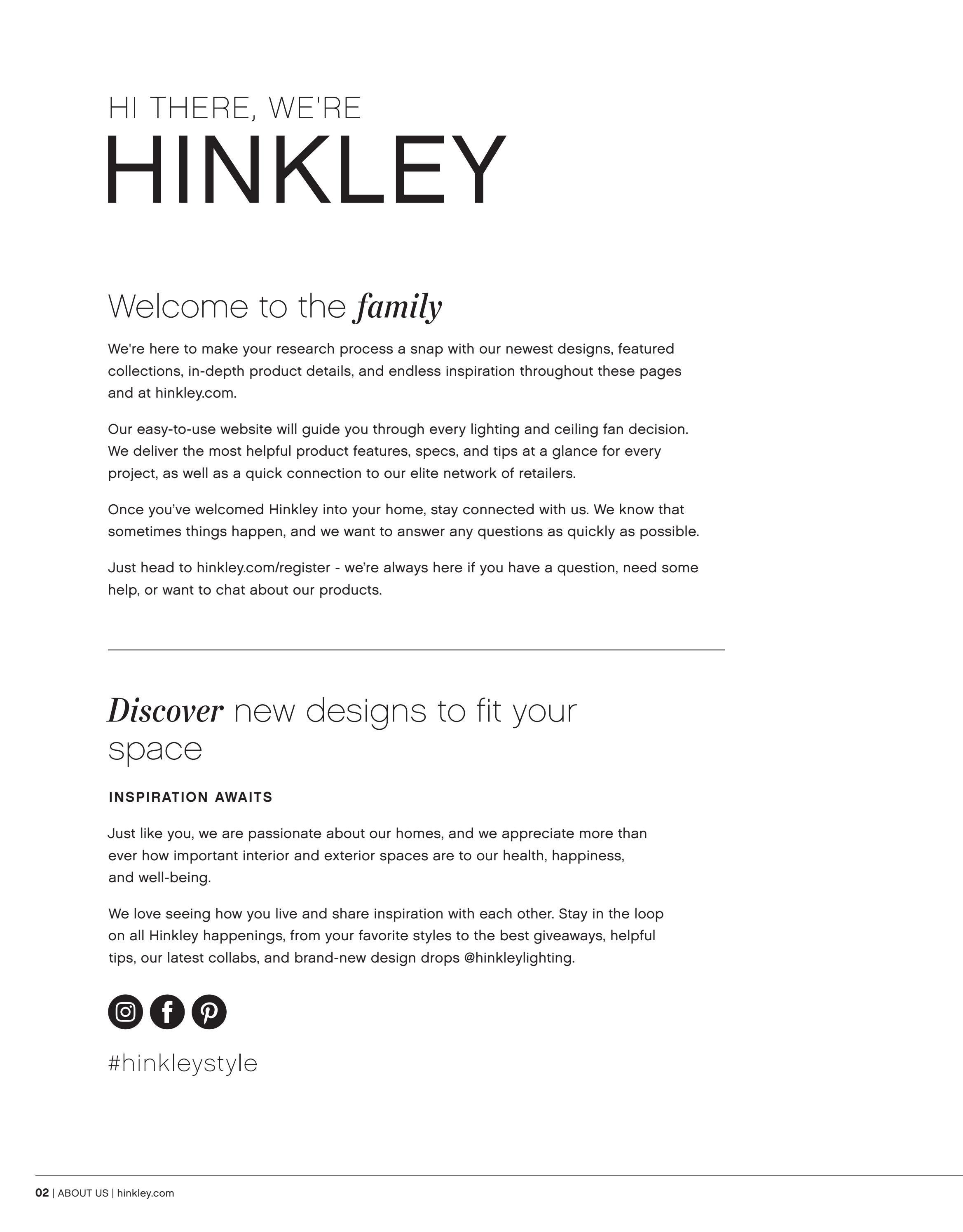 Hinkley Interior and Bath Lighting Weekly Ad January 1 - December 31, 2026