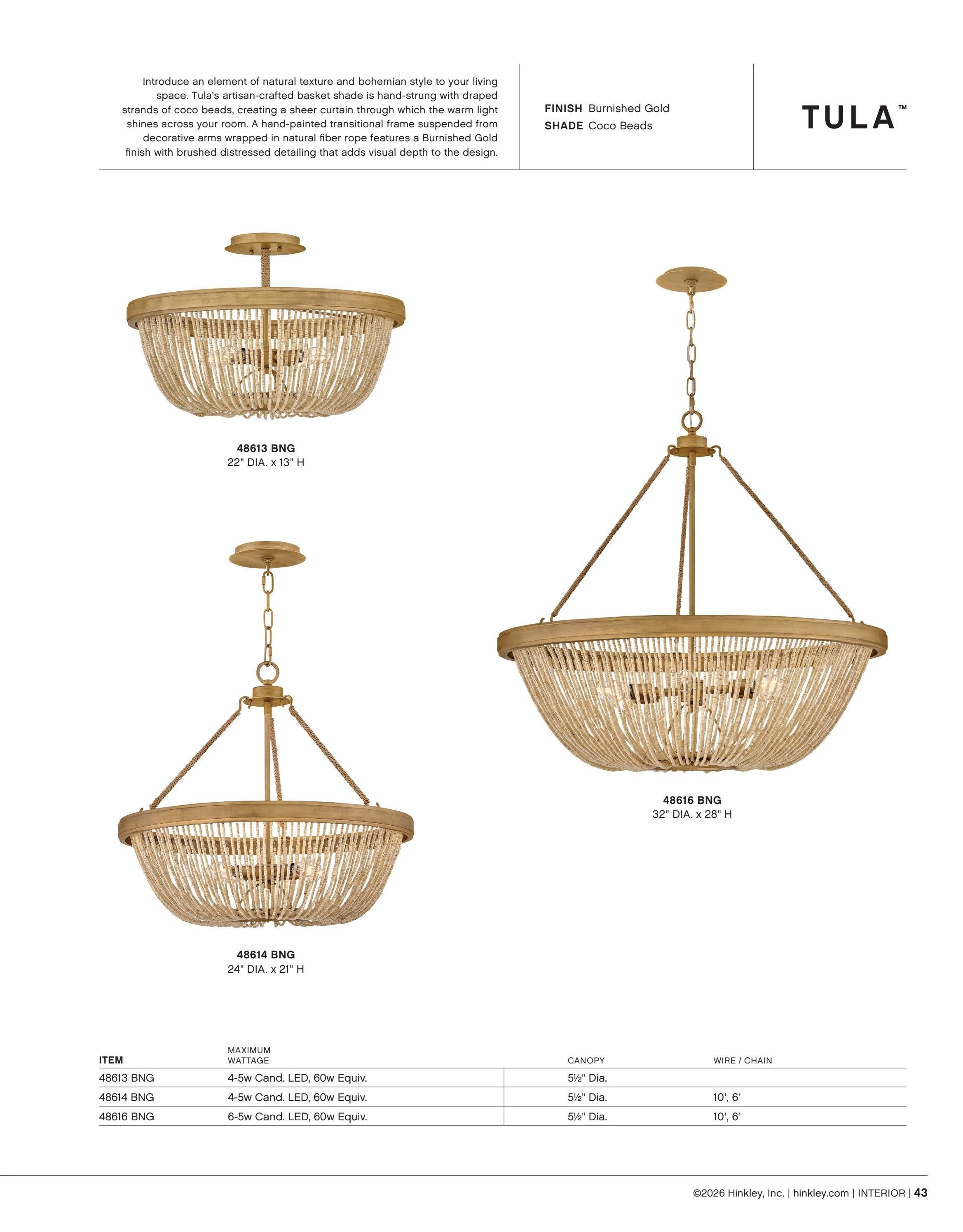 Hinkley Interior and Bath Lighting Weekly Ad January 1 - December 31, 2026