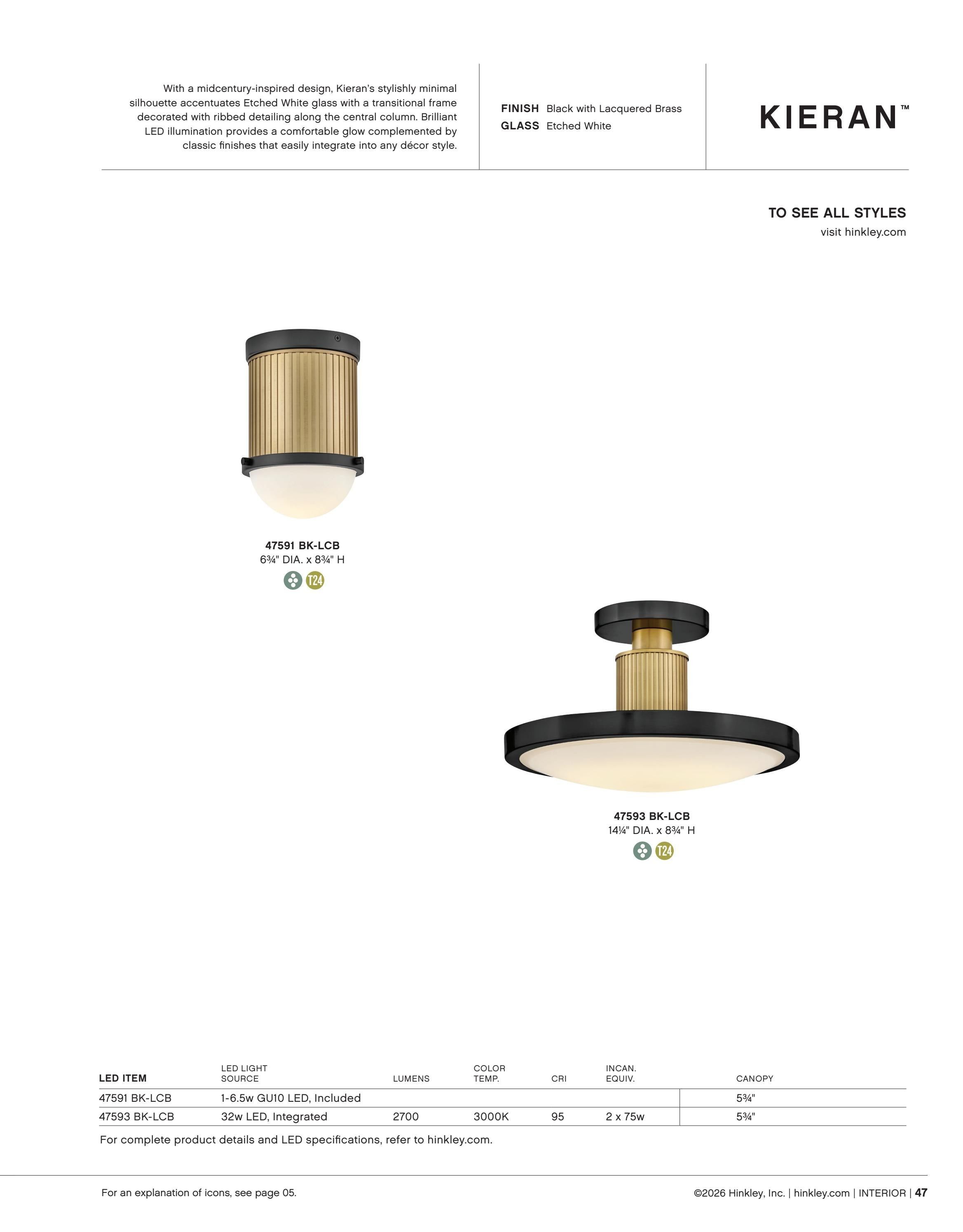Hinkley Interior and Bath Lighting Weekly Ad January 1 - December 31, 2026