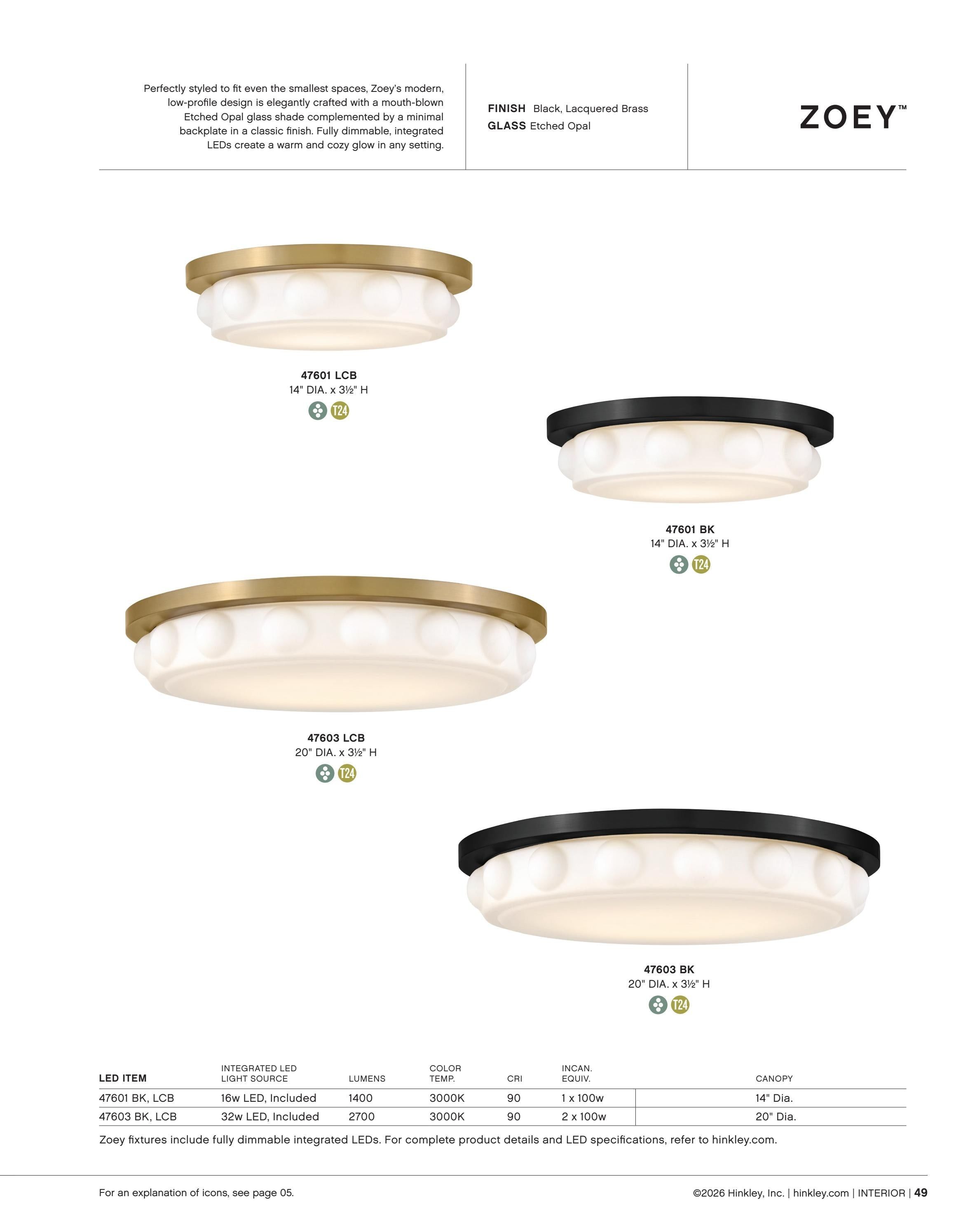 Hinkley Interior and Bath Lighting Weekly Ad January 1 - December 31, 2026