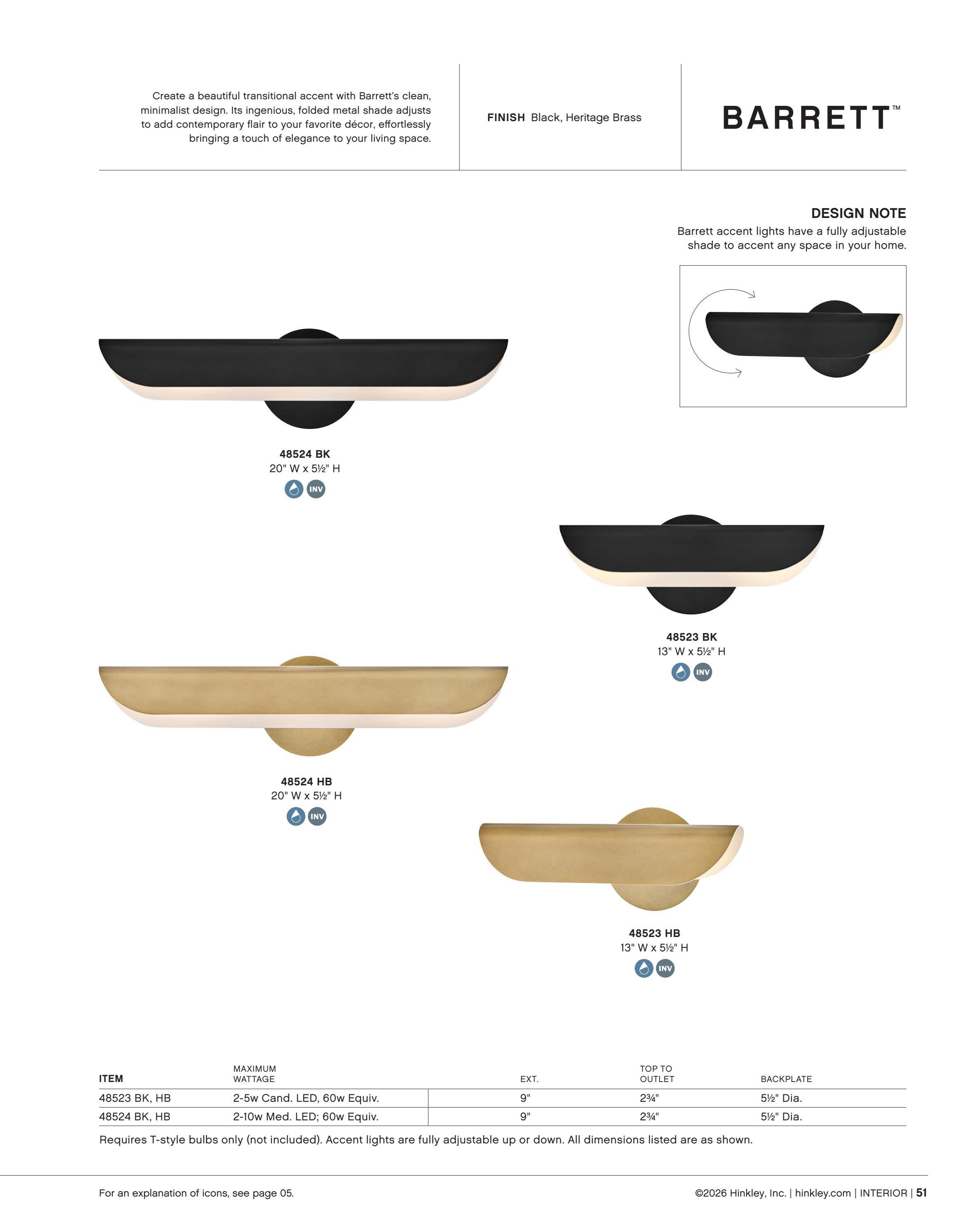 Hinkley Interior and Bath Lighting Weekly Ad January 1 - December 31, 2026