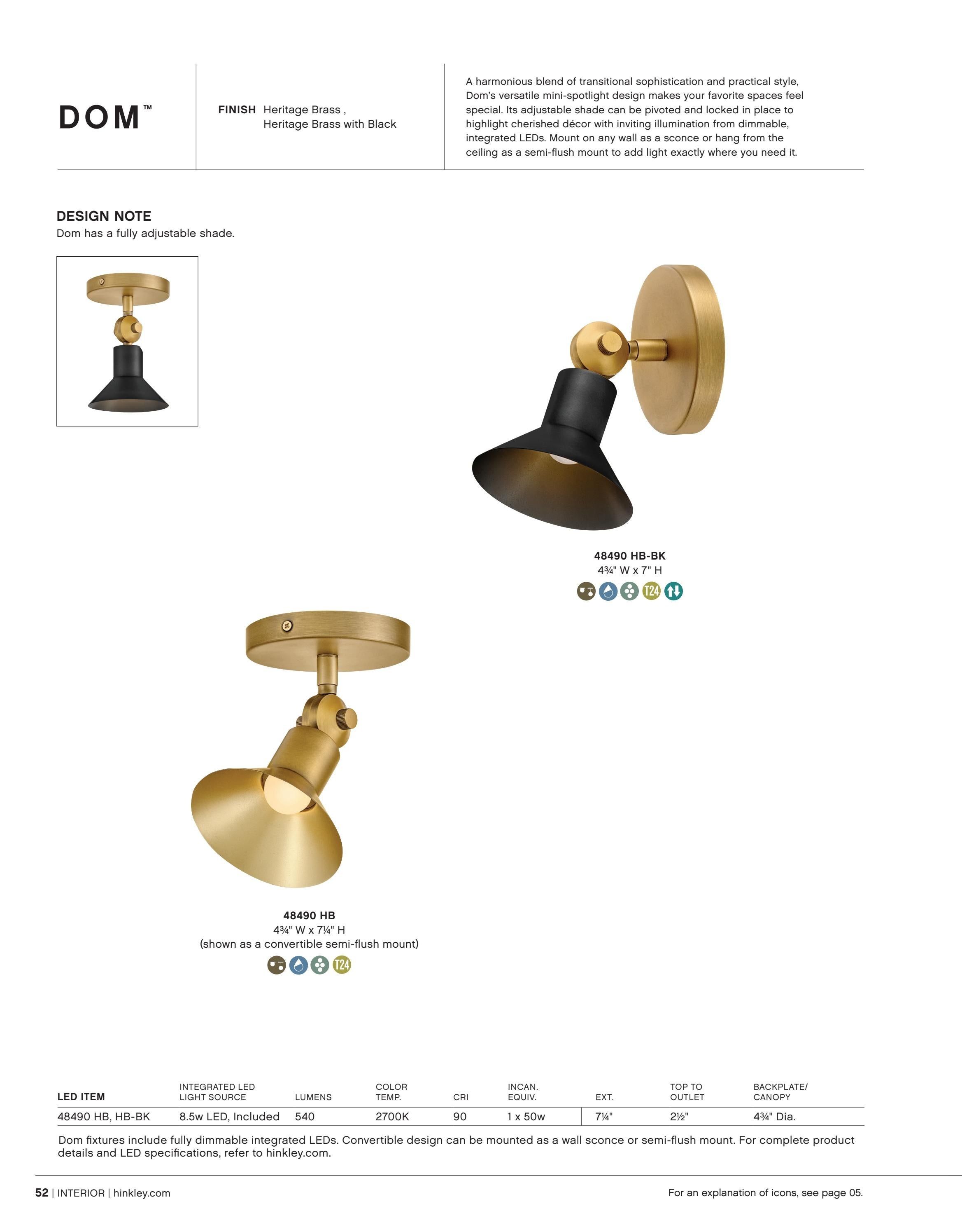 Hinkley Interior and Bath Lighting Weekly Ad January 1 - December 31, 2026