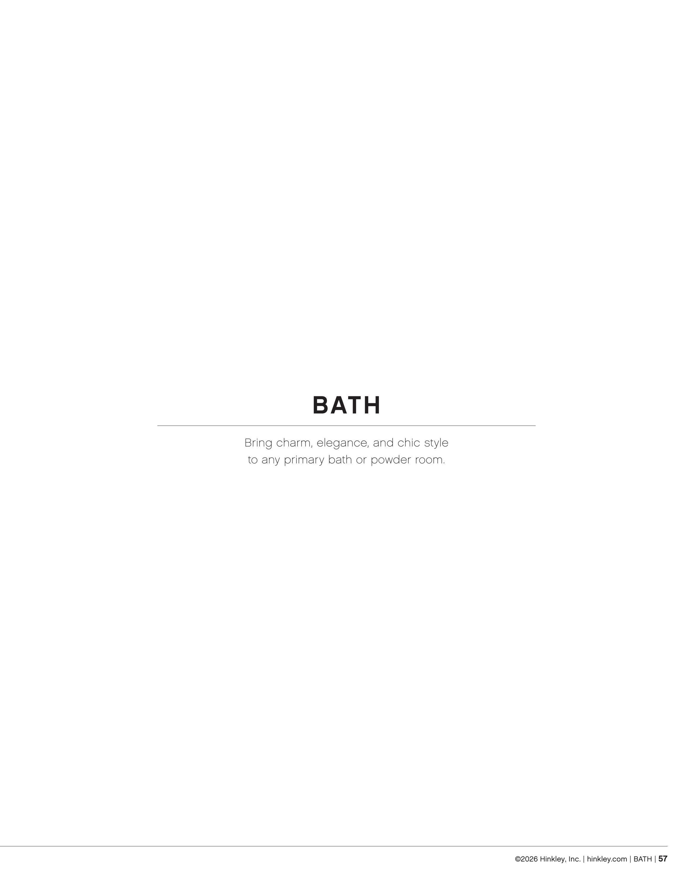 Hinkley Interior and Bath Lighting Weekly Ad January 1 - December 31, 2026