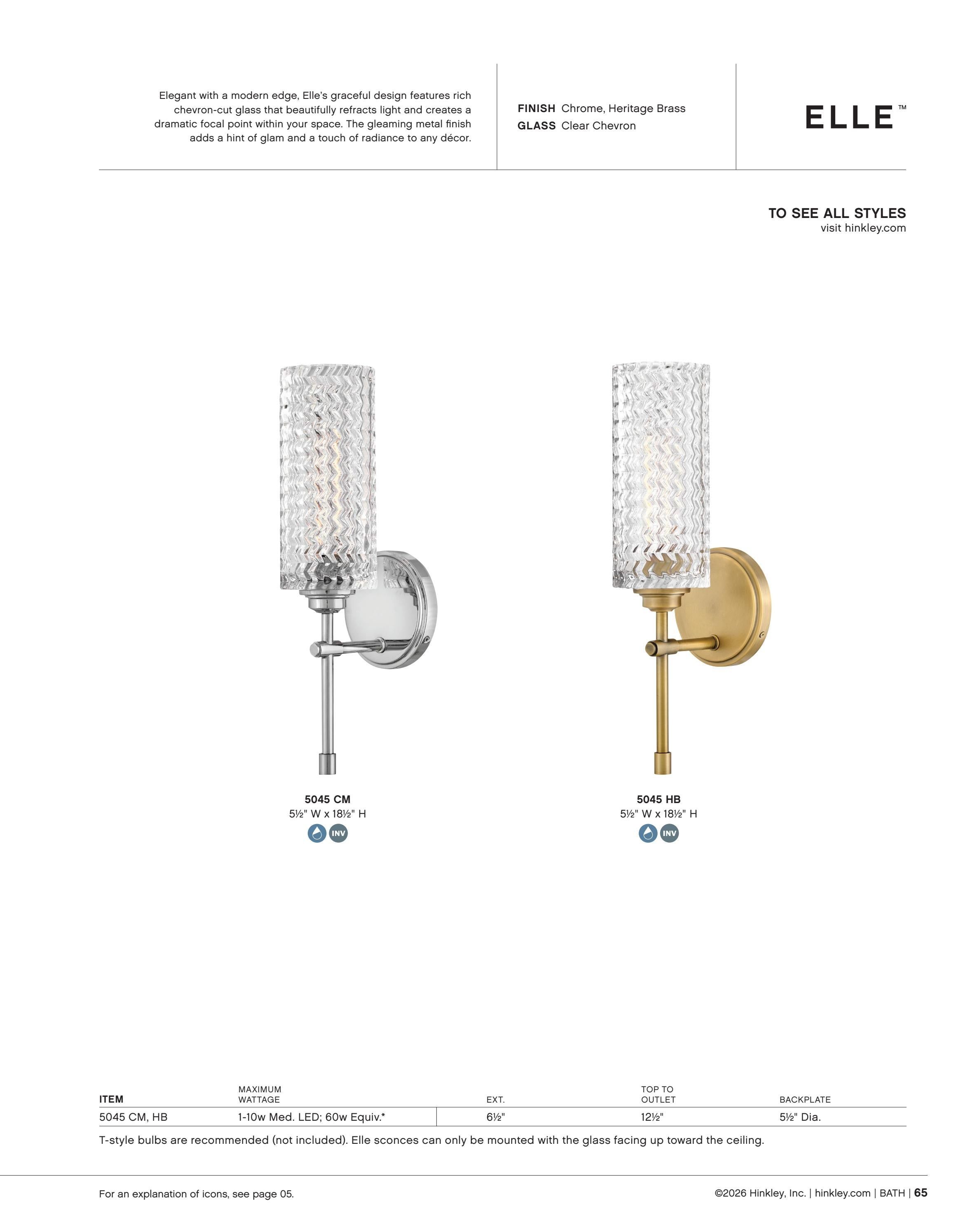 Hinkley Interior and Bath Lighting Weekly Ad January 1 - December 31, 2026