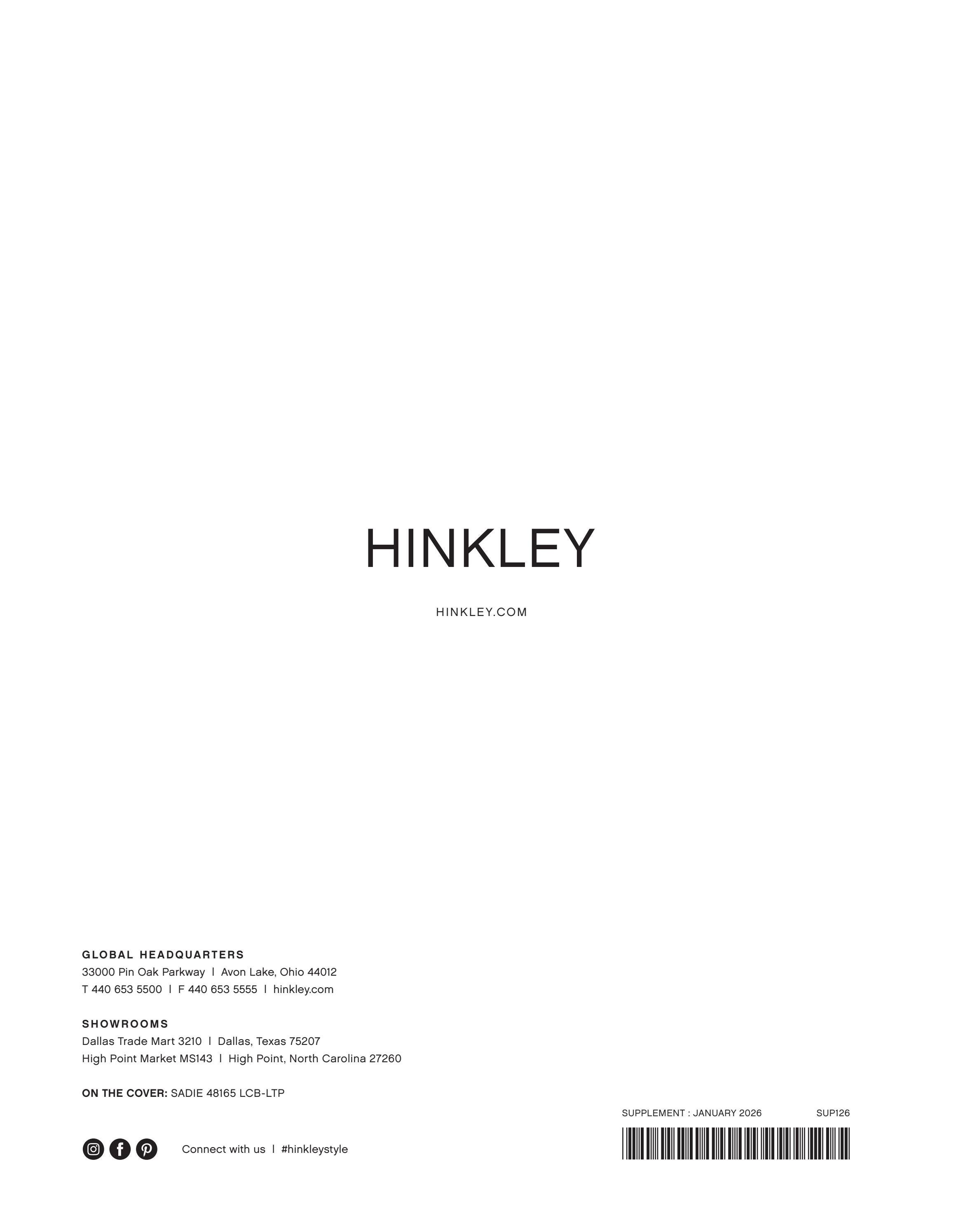 Hinkley Interior and Bath Lighting Weekly Ad January 1 - December 31, 2026