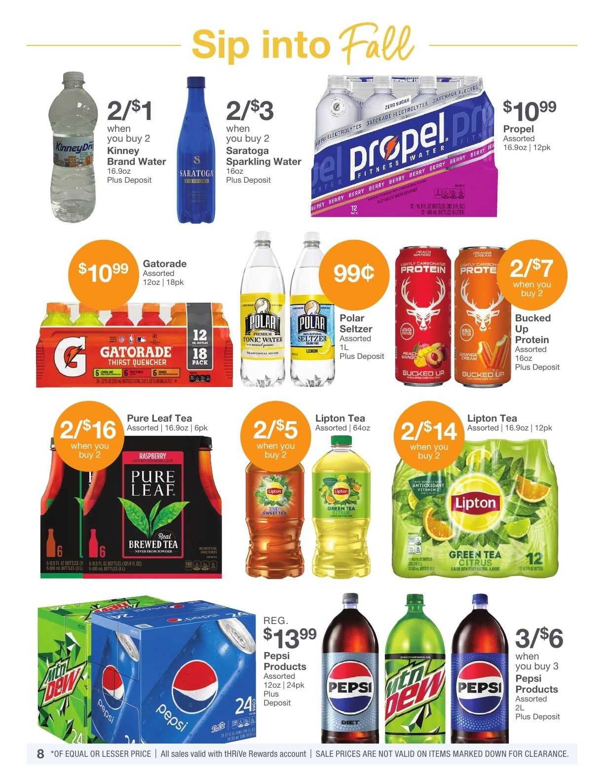 Kinney Drugs Thrive Weekly Ad September 1 - 30, 2026